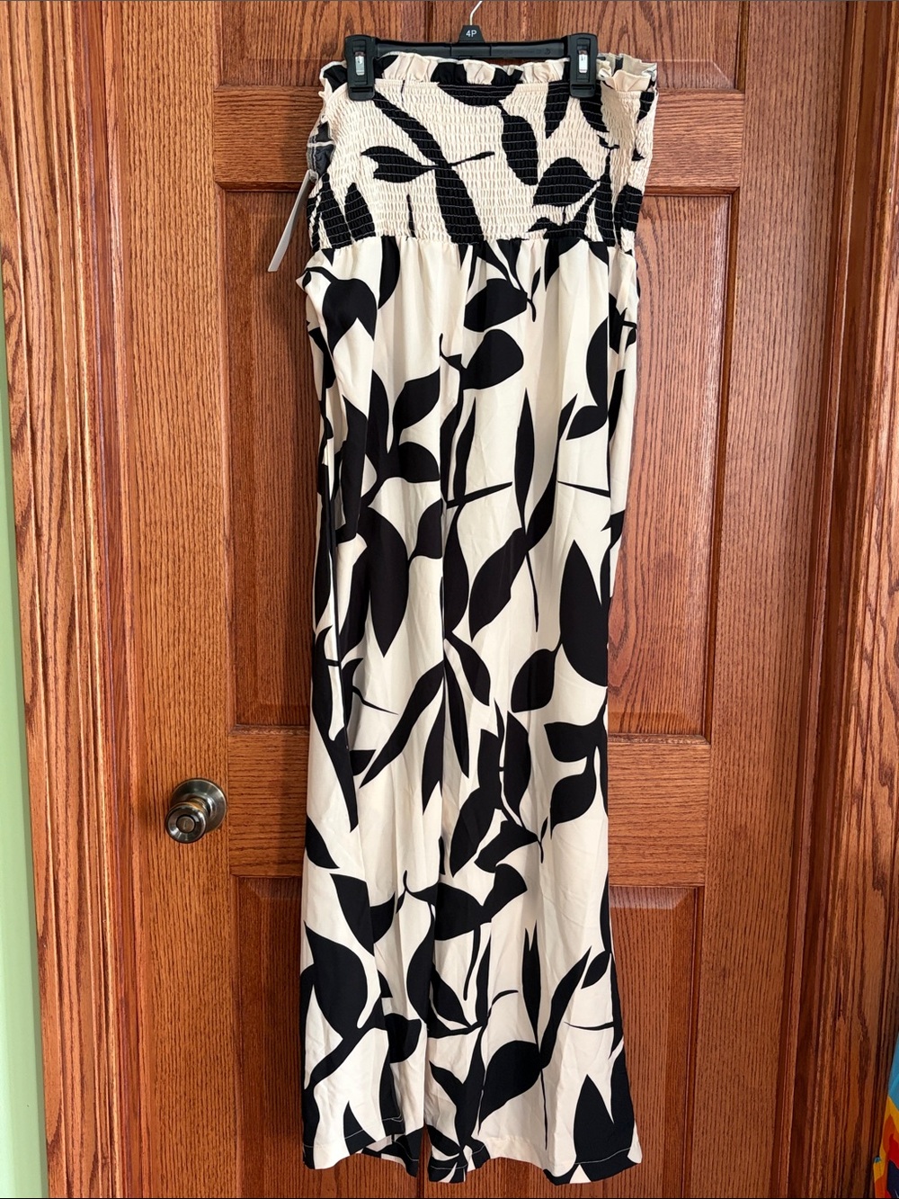 NWT Leaf Print halter Jumpsuit